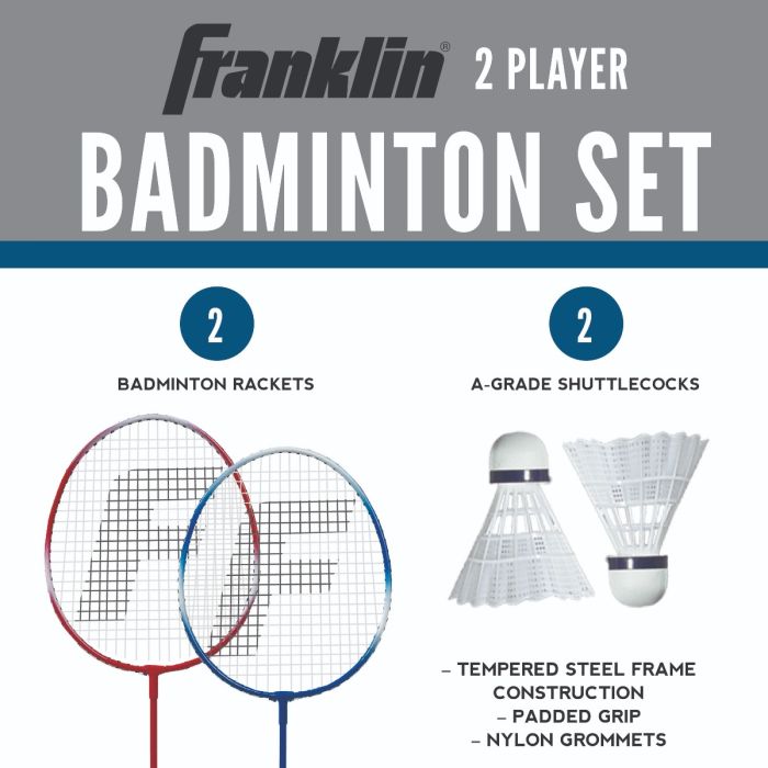 Franklin 2-Player Steel Badminton Set