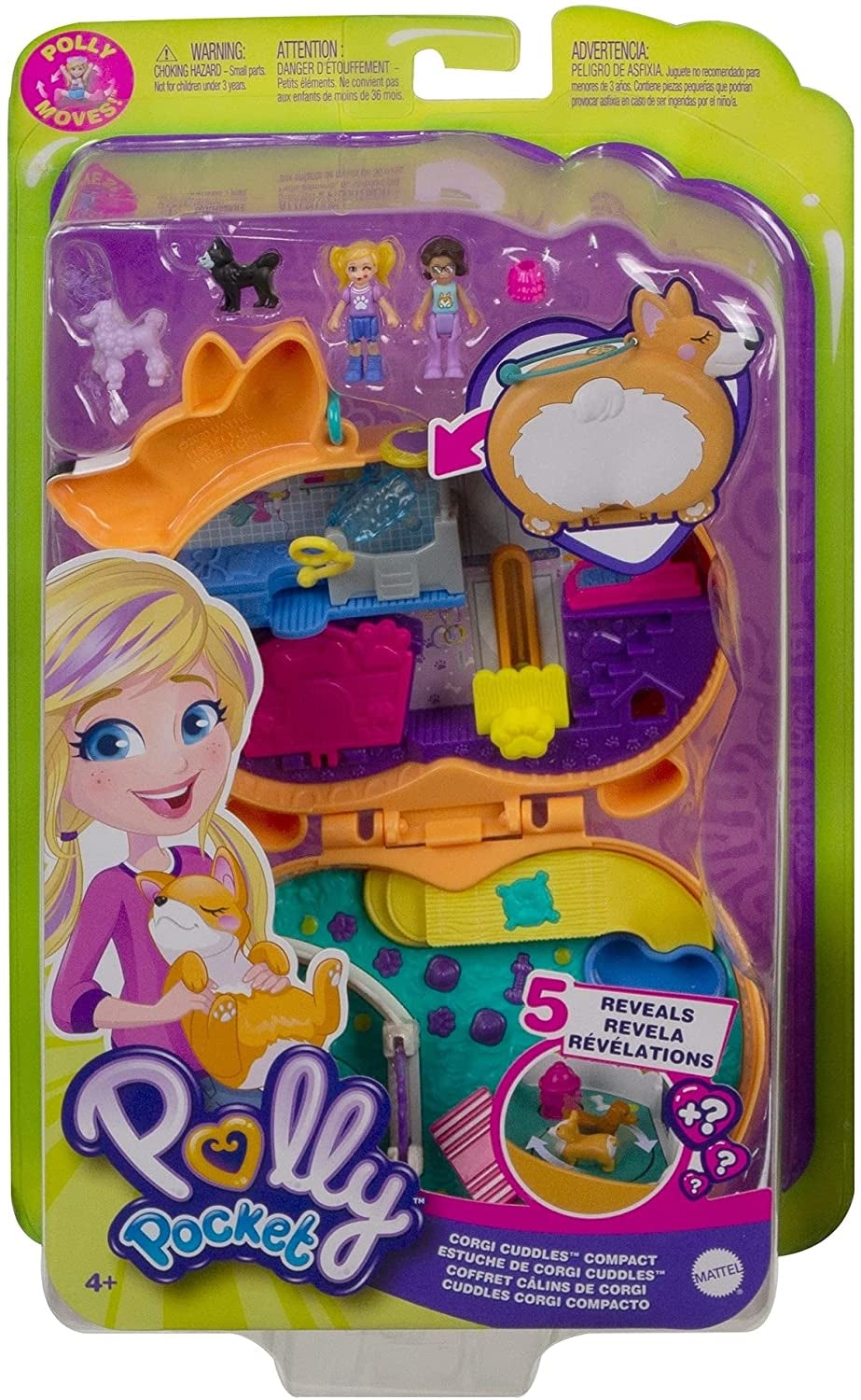 Polly Pocket Compact Playset, Unicorn Forest Tea Party