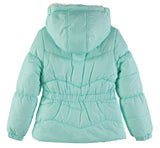 London Fog Girls 7-16 Puffer Jacket with Matching Tie Dye Headband