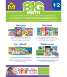 School Zone Big Math Grade 1-2 Workbook