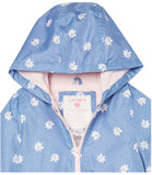 Carters Girls 12-24 Months Daisy Peplum Chambray Fleeced Lined Jacket