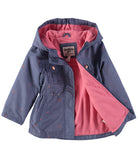Osh Kosh Girls 2T-4T Hooded Ditzy Anorak Jacket