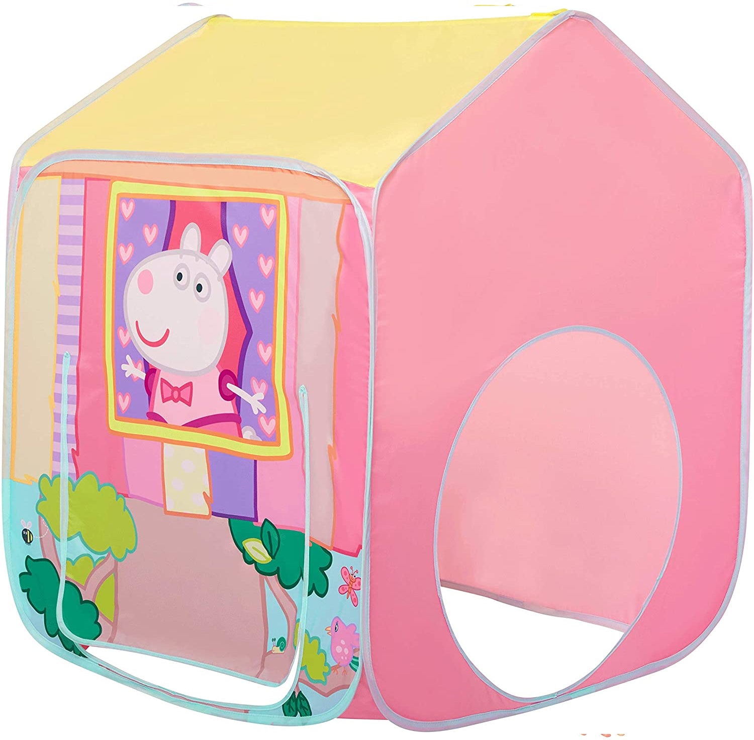 Peppa Pig Kids Tent Pop Up Play Tent, Pink