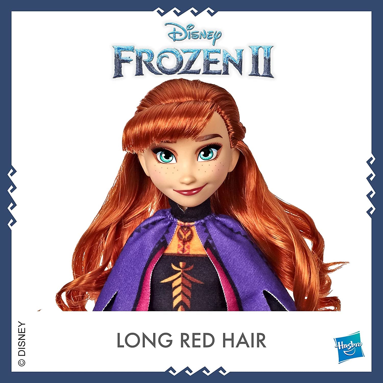 Disney Frozen Anna Fashion Doll with Long Red Hair & Outfit Inspired by Frozen 2