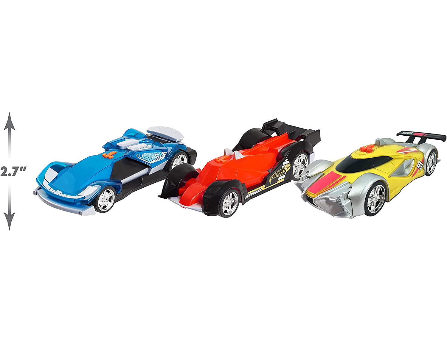 Hot Wheels Color Crashers Motorized Toy Car with Lights & Sounds
