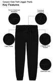 LR Scoop Boys 8-20 Twill Jogger with Elastic-Waistband and Drawstring