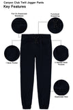 LR Scoop Boys 8-20 Twill Jogger with Elastic-Waistband and Drawstring