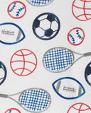 Carters Boys 2T-4T 4-Piece Soccer 100% Snug Fit Cotton PJs