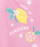 Carters Girls 4-14 2-Pack Lemon Nightgowns