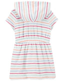 Carters Girls 4-14 Striped Hooded Cover-up