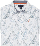 Nautica Boys 8-20 Short Sleeve Sail Woven Shirt