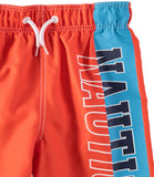 Nautica Boys 8-20 Logo Swim Trunk with UPF 50+
