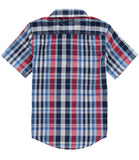Tommy Hilfiger Boys 8-20 Plaid Short Sleeve Woven Shirt