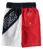 Tommy Hilfiger Boys 4-7 Pieced Colorblock Swim Trunk