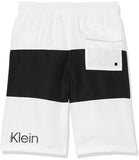 Calvin Klein Boys 8-20 Stripe Swim Short Swim Trunk with UPF 50+ Sun Protection