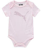 PUMA Girls 12-24 Months Short Sleeve 5-Pack Bodysuit