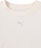 PUMA Girls 7-16 Puma Varsity Short Sleeve Cropped T-Shirt