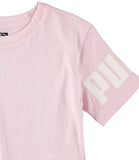PUMA Girls 7-16 Puma Varsity Short Sleeve Cropped T-Shirt