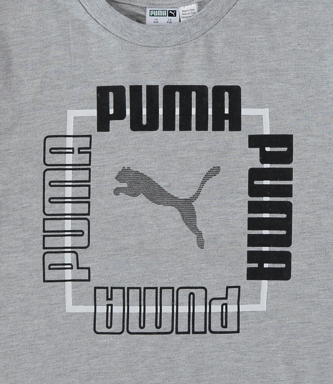 PUMA Boys 8-20 T-Shirt Sock Set
