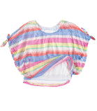2-Hip Girls 7-16 Stripe Poncho Top