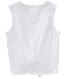 Love Squared Girls 7-16 Ruffle Tie Front Top