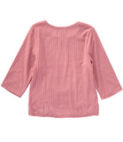 2-Hip Girls 7-16 Ribbed Gathered Front Top