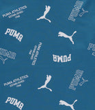 PUMA Boys 4-7 Short Sleeve All Over Print Logo T-Shirt