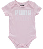 PUMA Girls 0-9 Months Short Sleeve 5-Pack Bodysuit
