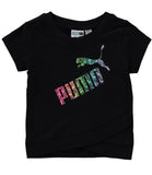 PUMA Girls 2T-4T 2-Piece Bike Short Set