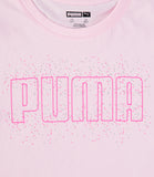PUMA Girls 4-6X Short Sleeve Graphic T-Shirt