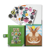 Melissa and Doug Make-a-Face Pets Reusable Sticker Pad - On the Go Travel Activity