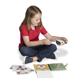 Melissa and Doug Make-a-Face Pets Reusable Sticker Pad - On the Go Travel Activity