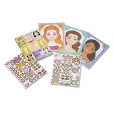 Melissa and Doug Make-a-Face Sticker Pad - Sparkling Princesses