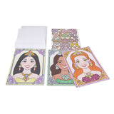 Melissa and Doug Make-a-Face Sticker Pad - Sparkling Princesses
