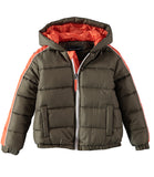 Rothschild Boys 4-7 Panel Puffer Jacket with Matching Hat