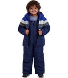 Rothschild Boys 2T-4T Colorblock 2-Piece Snowsuit with Matching Hat