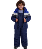 Rothschild Boys 4-7 Colorblock 2-Piece Snowsuit with Matching Hat