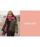 Rothschild Girls 4-6X Satin Fur Puffer Jacket