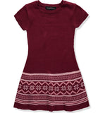 Derek Heart Girls 7-16 Jacquard Sweater Dress