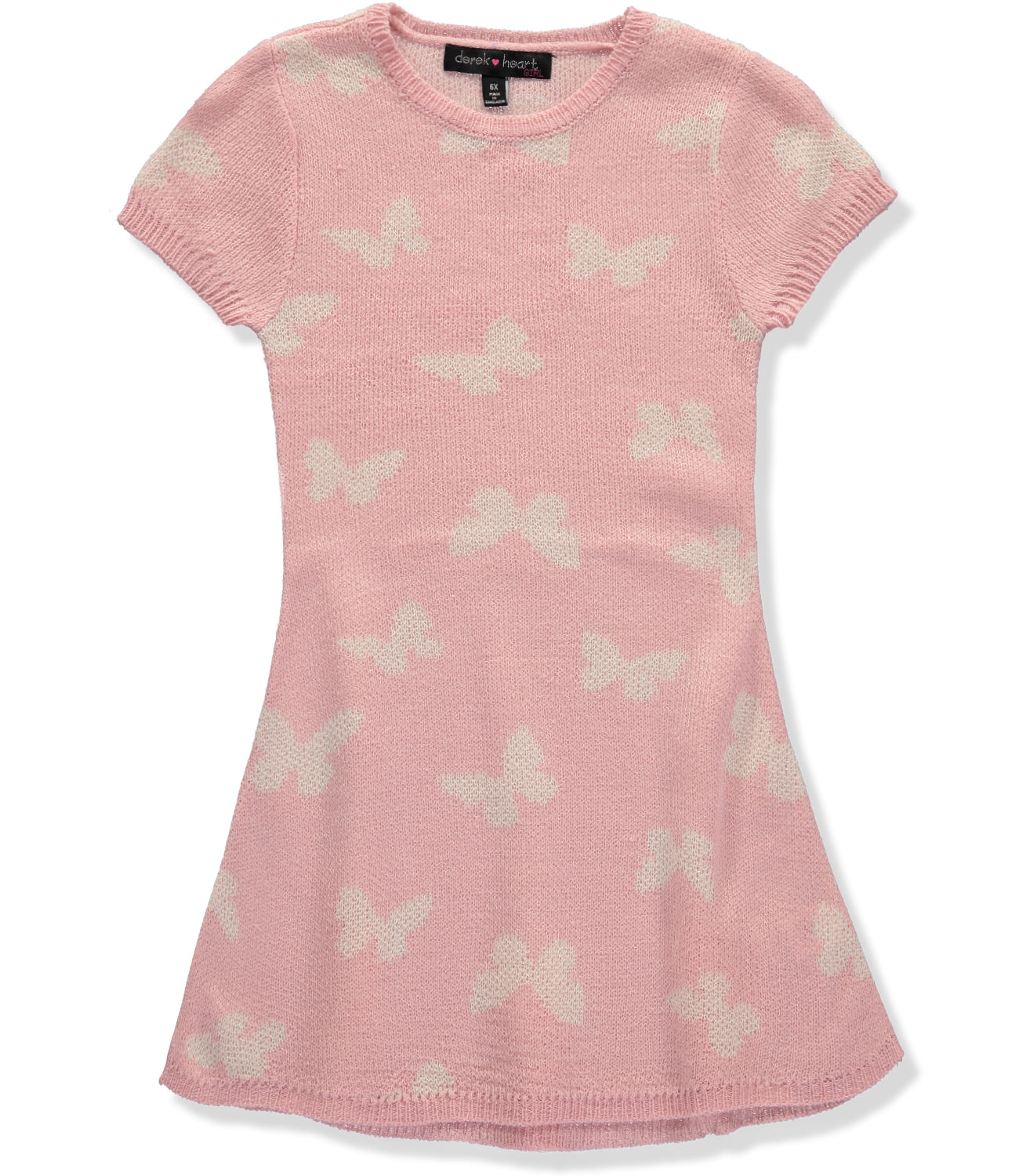 Derek Heart Girls 2T-4T Sweater Dress with Matching Scrunchie – S&D Kids