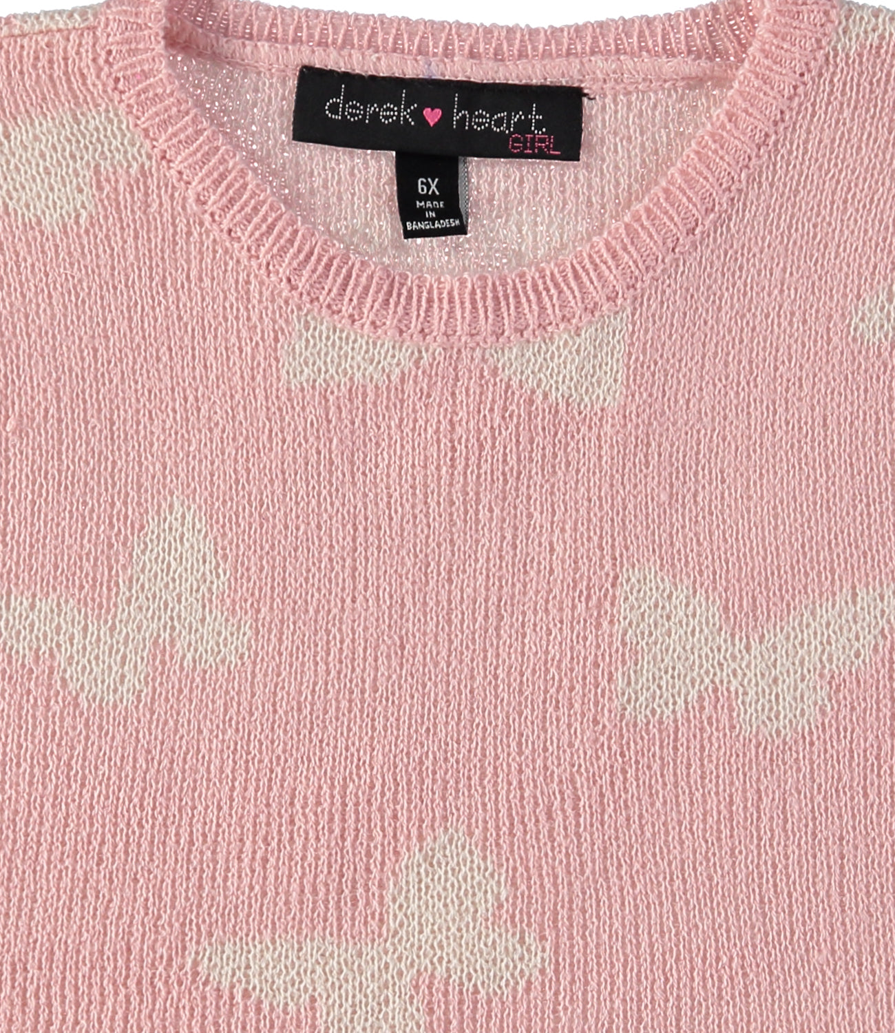 Derek Heart Girls 4-6X Sweater Dress with Matching Scrunchie – S&D