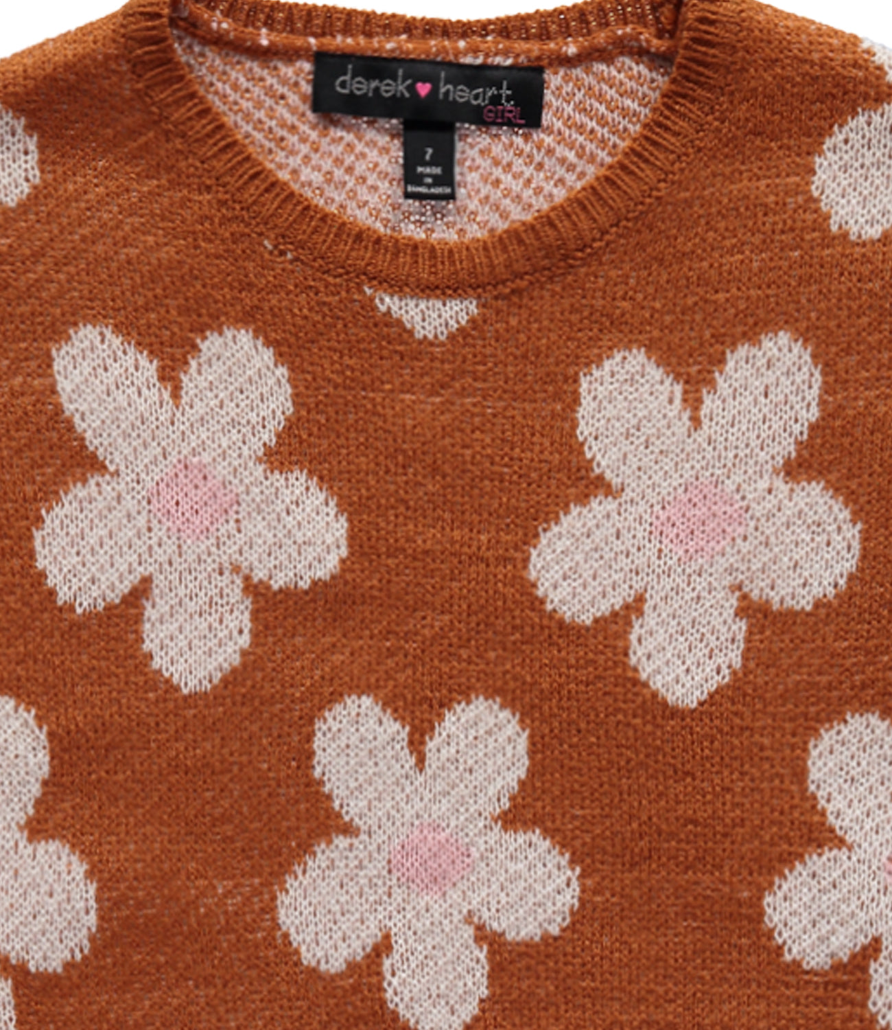 Derek Heart Girls 7-16 Sweater Dress with Matching Scrunchie