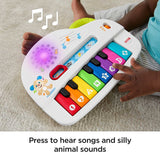 Fisher Price Laugh & Learn Silly Sounds Light-up Piano, Multicolored, Small