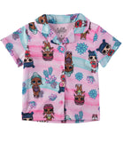 L.O.L. Surprise! Girls 4-10 2-Piece Coat Sleep Shirt with Shorts Pajama Set