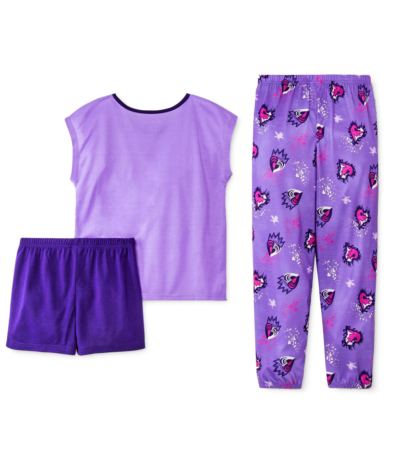 Disney Girls 4-10 Descendants 3 3-Piece Pajama Set