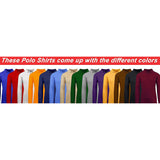Galaxy Boys 4-7 Long Sleeve Polo School Uniform Shirt