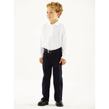 Galaxy Boys 4-7 Long Sleeve Polo School Uniform Shirt