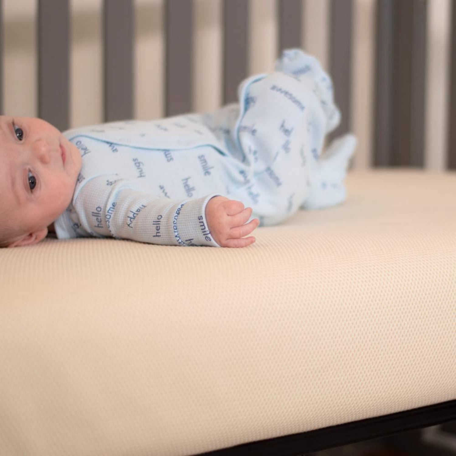 Naturepedic Breathable Organic Crib Mattress - 2-Stage - 252 Coil - Baby & Toddler Bed - with Protec