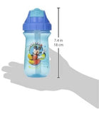 The First Years Disney Mickey Mouse Straw Sippy Cup with Flip Top Lid for Toddlers, 10 Ounce (Royal