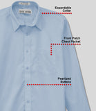 Galaxy Boys 4-20 Long Sleeve Button Down Dress Shirt (Regular and Husky)